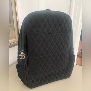 Vera Bradley Black Quilted Small Back Pack
